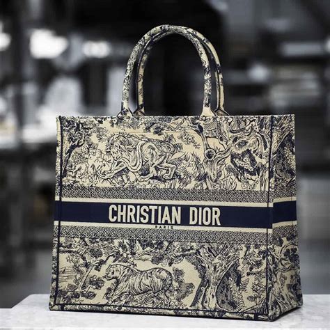 christian dior book tote